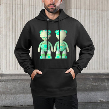 IPIB 250g Hooded Pocket Sweatshirt Front GraphicMen's Hooded  Sweatshirt6000080-3