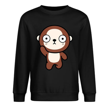 Front Patterned Long Sleeve TopShrink-Resistant TimelessStyle