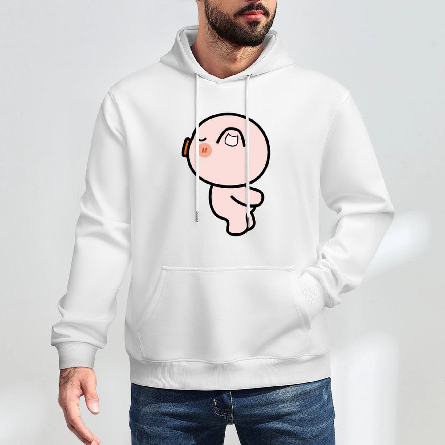 Printing Seamless Front Graphic Hoodies