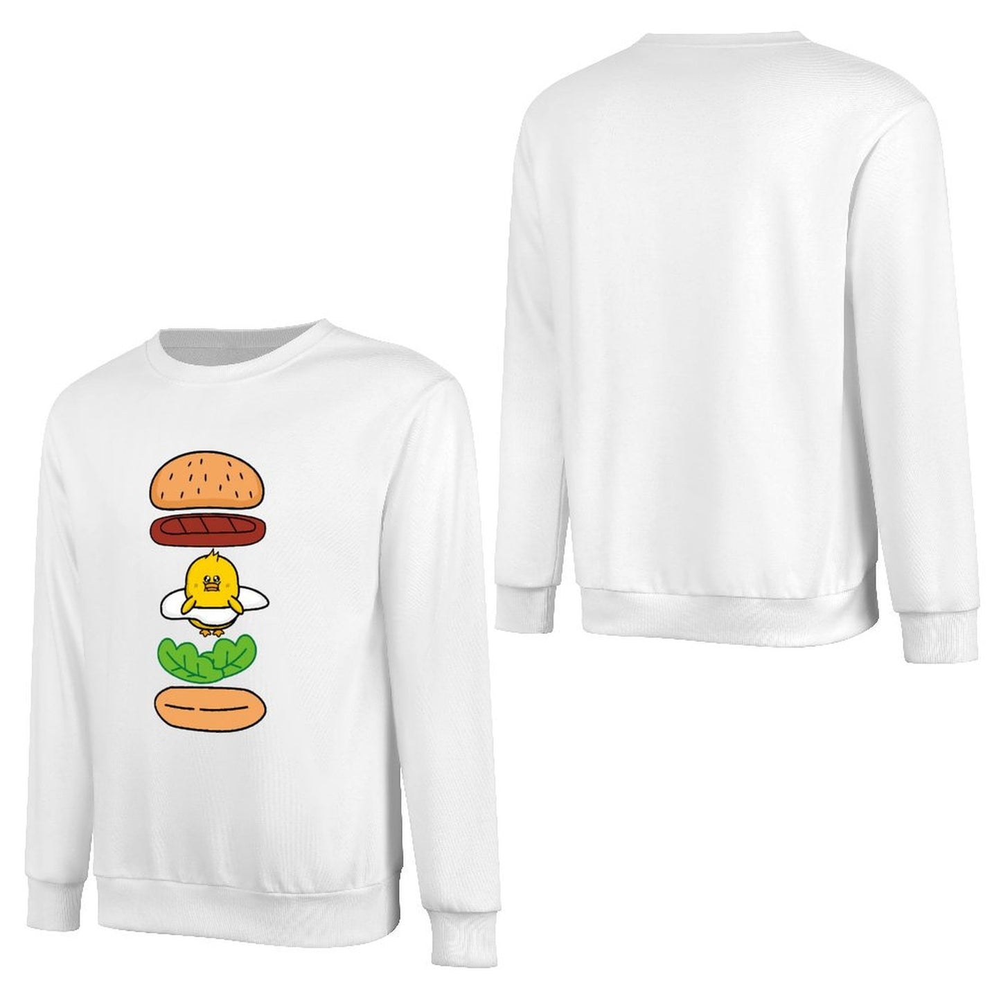 Front Patterned Long Sleeve TopEverydayFit Design-Your-Own