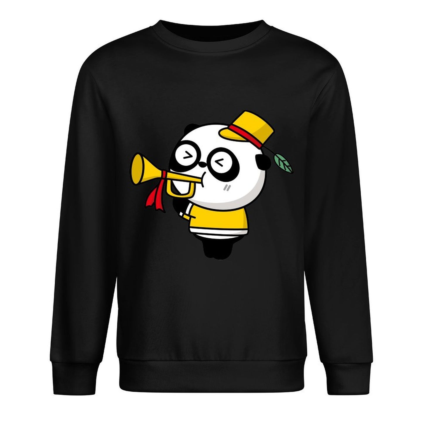 Front Patterned Long Sleeve TopSmoothWear TrueComfort