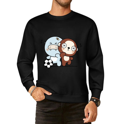 Front Patterned Long Sleeve TopOversized Performance