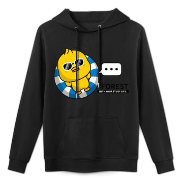 ModernFit Vibrant Colors Front Graphic Hoodies