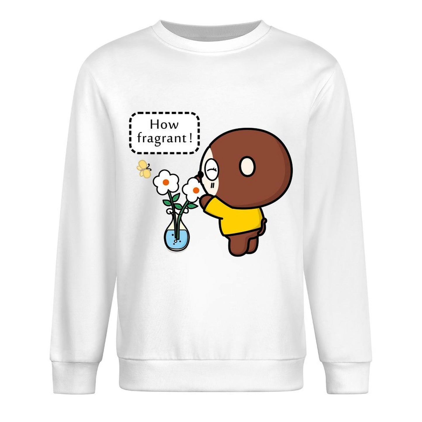 Front Patterned Long Sleeve TopClassic Eco / Sustainable