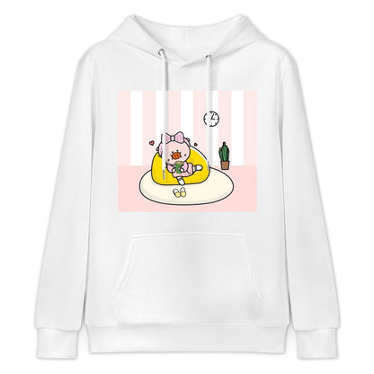 Minimal Midweight Front Graphic Hoodies