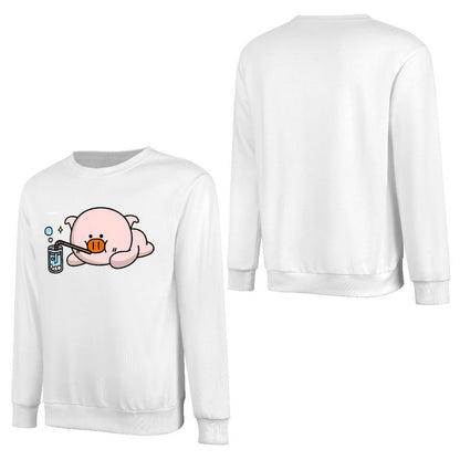 Front Patterned Long Sleeve TopSharp Printed