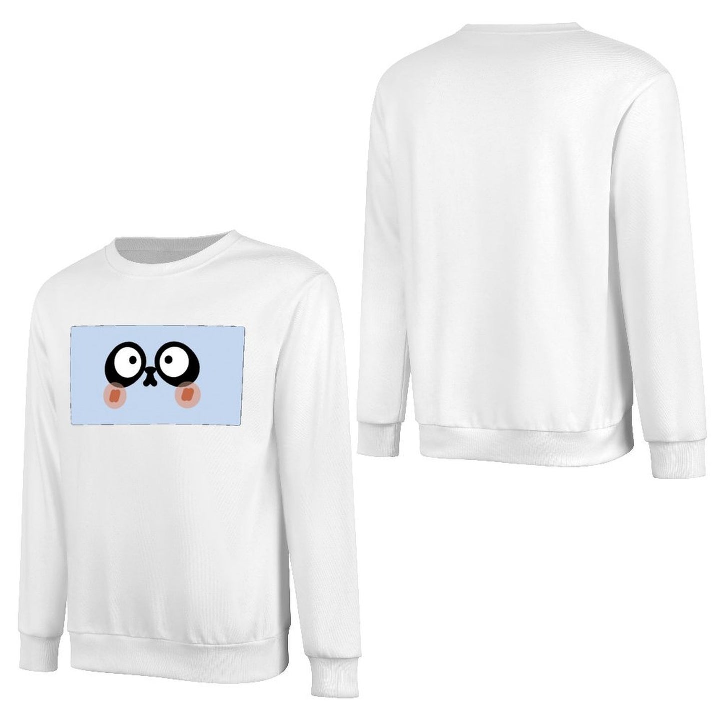 Front Patterned Long Sleeve TopRegular EasyStyle