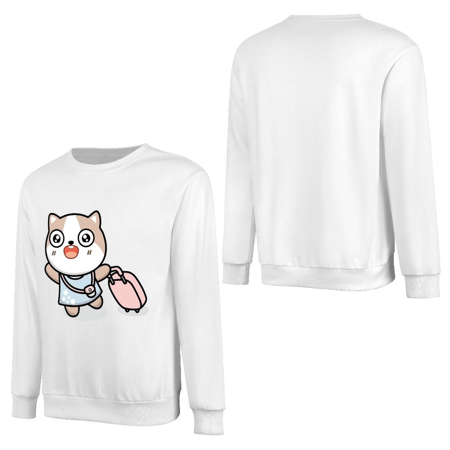 Front Patterned Long Sleeve TopClean ActiveWear