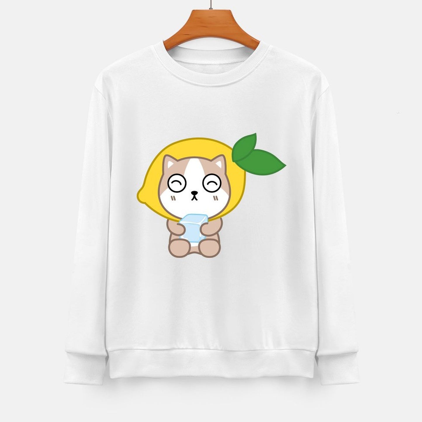 Front Patterned Long Sleeve Top Lightweight