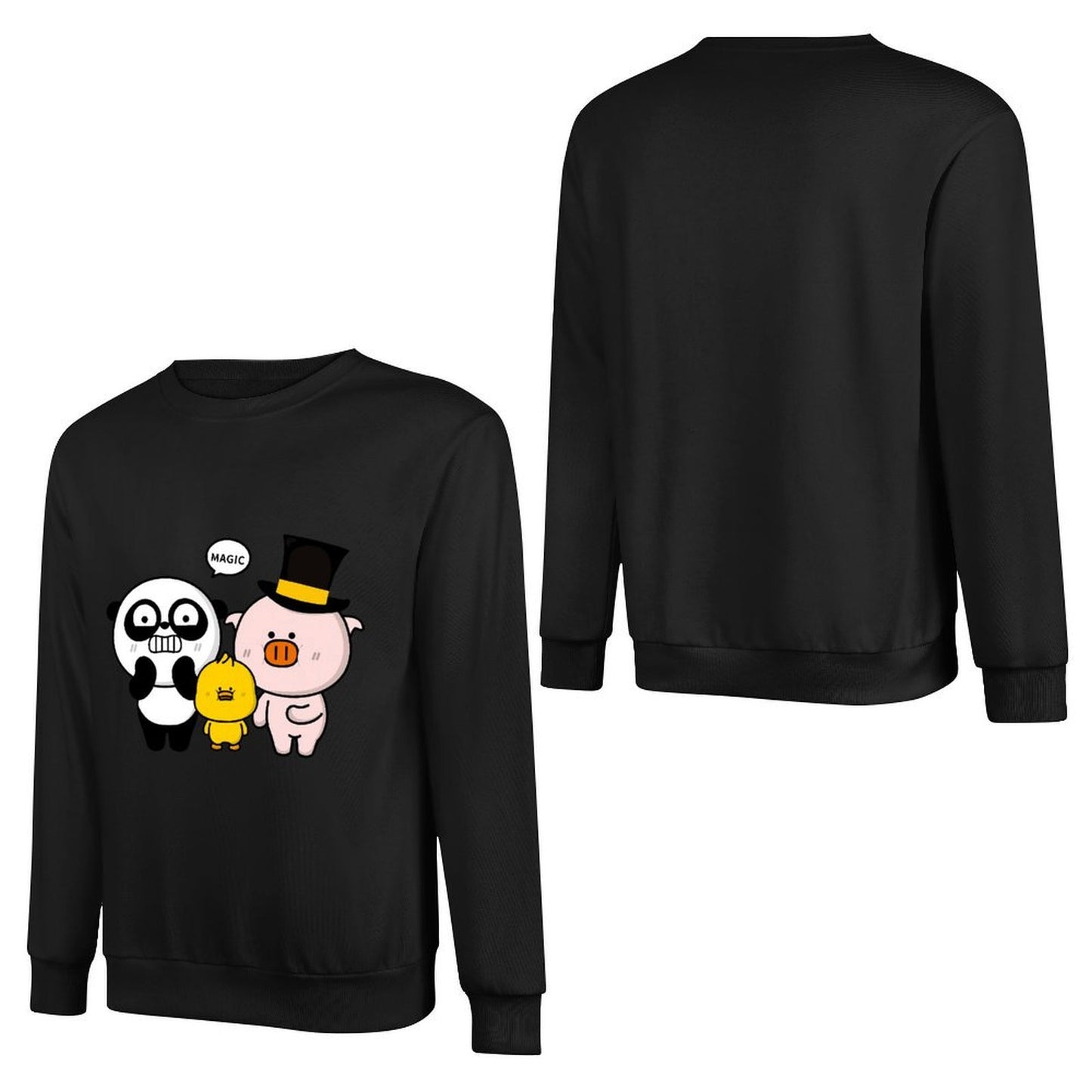 Front Patterned Long Sleeve TopHeritage Clean