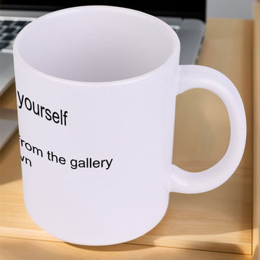 White Mug  Style One Size Support personalized design