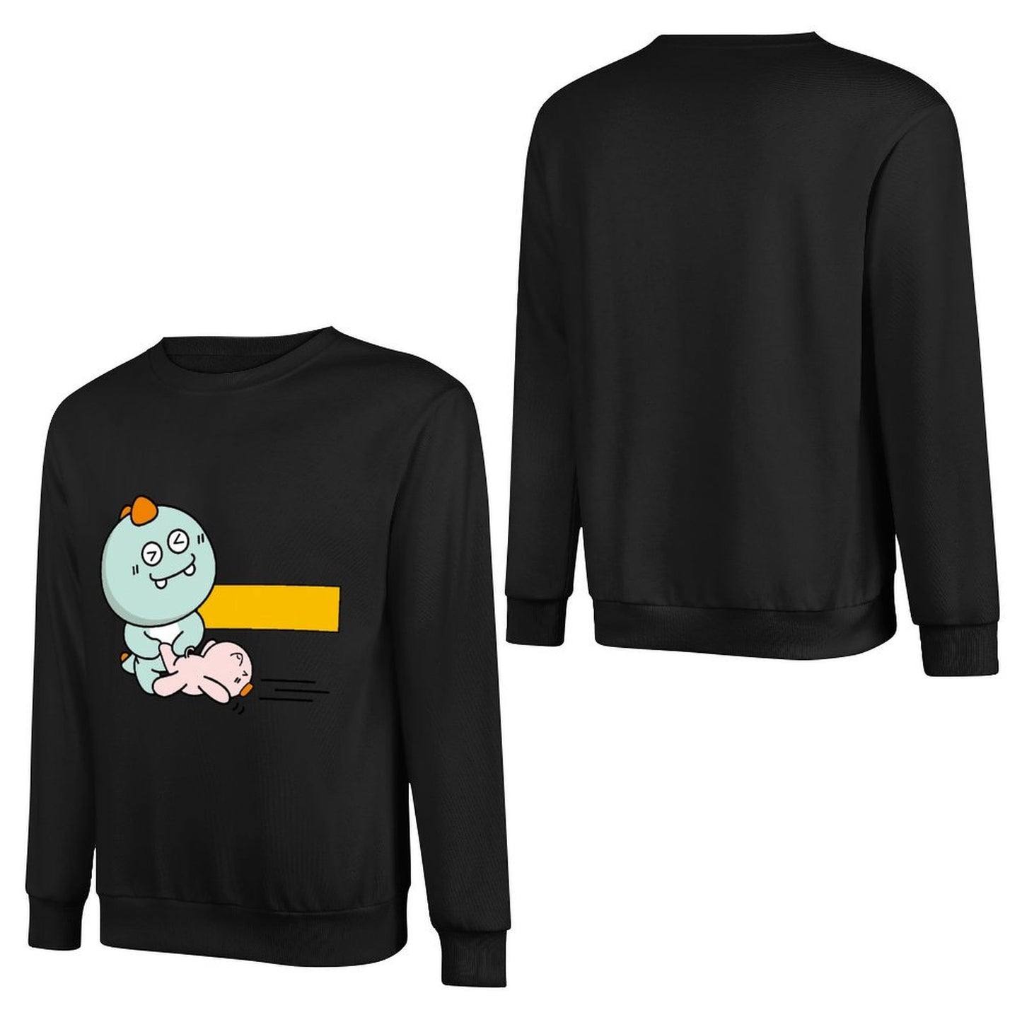 Front Patterned Long Sleeve TopSoftstyle Timeless