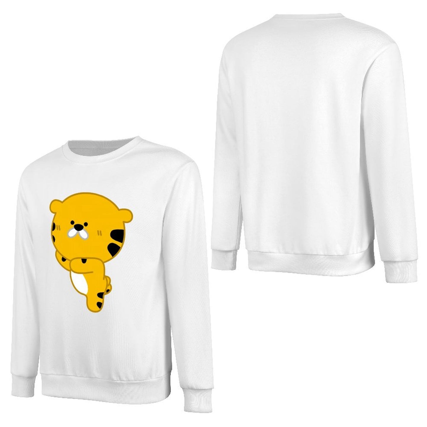 Front Patterned Long Sleeve TopCrisp Print Eco / Sustainable