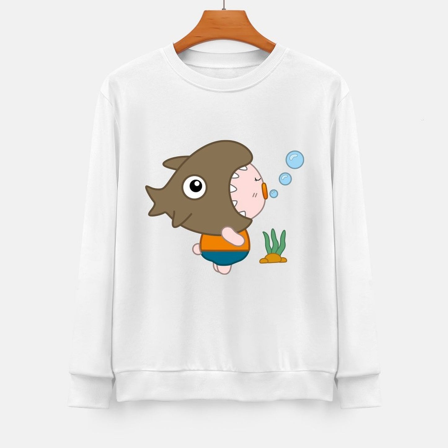 Front Patterned Long Sleeve TopEverydaySeries Moisture-Wicking