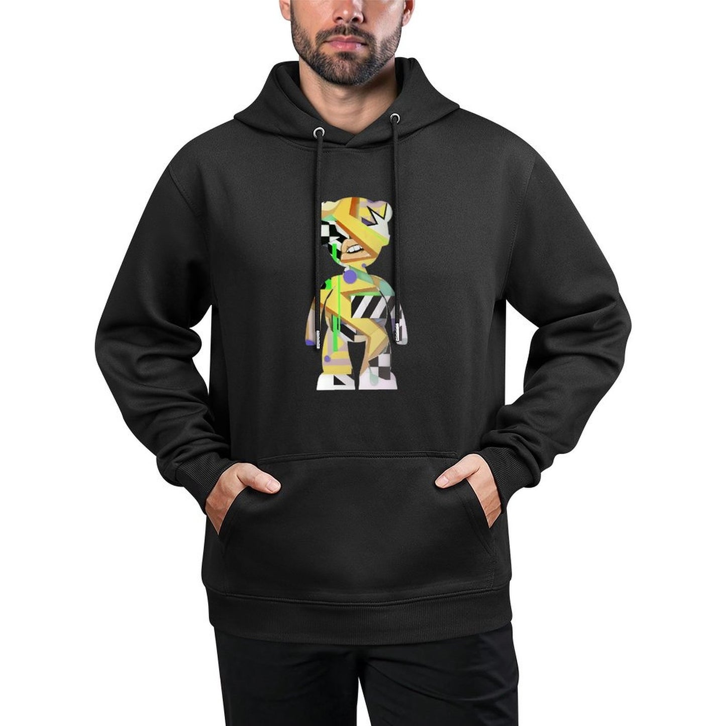 IPIB 250g Hooded Pocket Sweatshirt Front GraphicMen's Hooded  Sweatshirt6000138-3