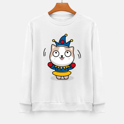 Front Patterned Long Sleeve TopStudio Comfort