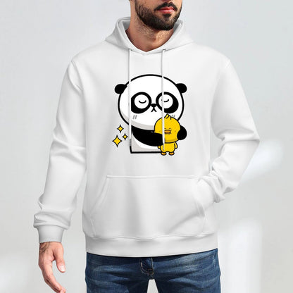 Signature Crew Neck Front Graphic Hoodies