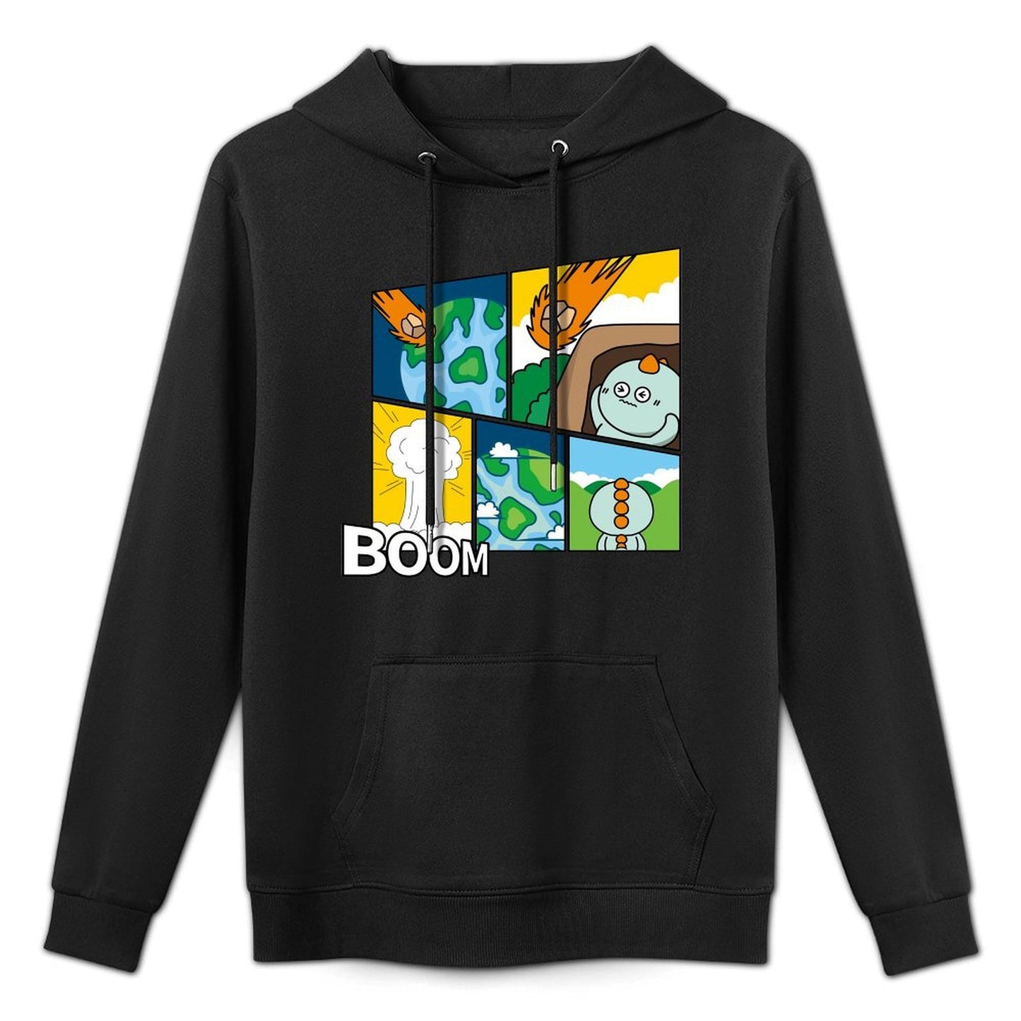 Minimalist Active Front Graphic Hoodies