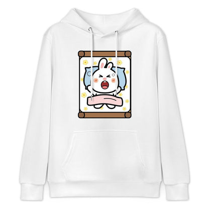 Classic Crew Neck Front Graphic Hoodies