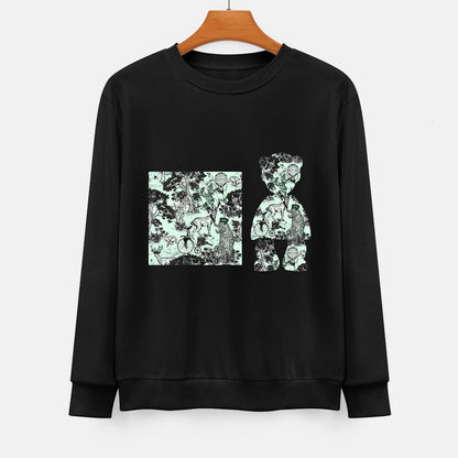 IPIB 250g Crew Neck Long Sleeve Sweatshirt Front GraphicCrew Neck Long Sleeve Sweatshirt6000100-3