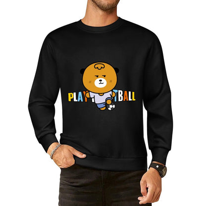 Front Patterned Long Sleeve TopEverydayComfort Design-Your-Own