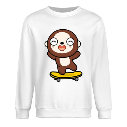 Front Patterned Long Sleeve TopOriginal Relaxed