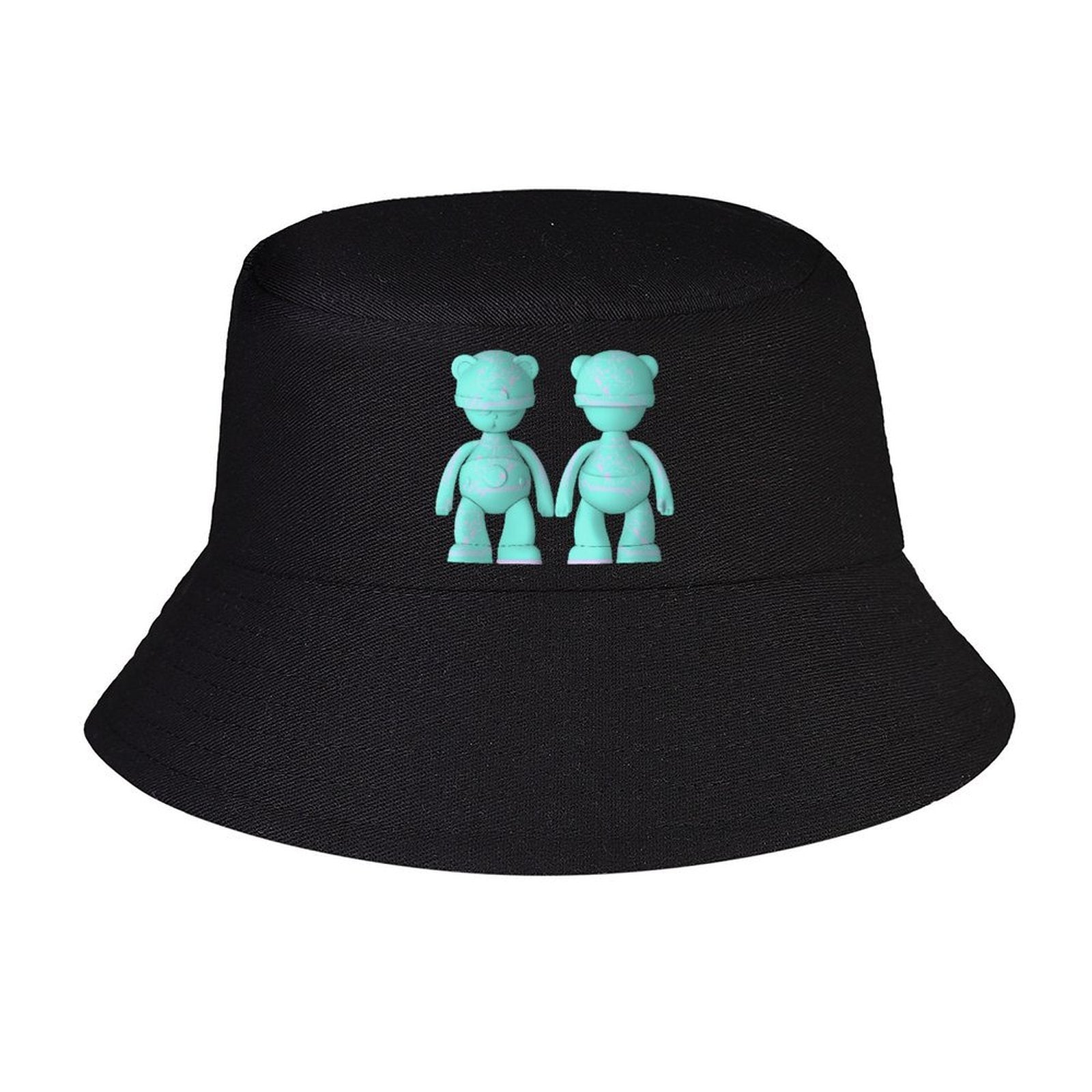 green bucket hat