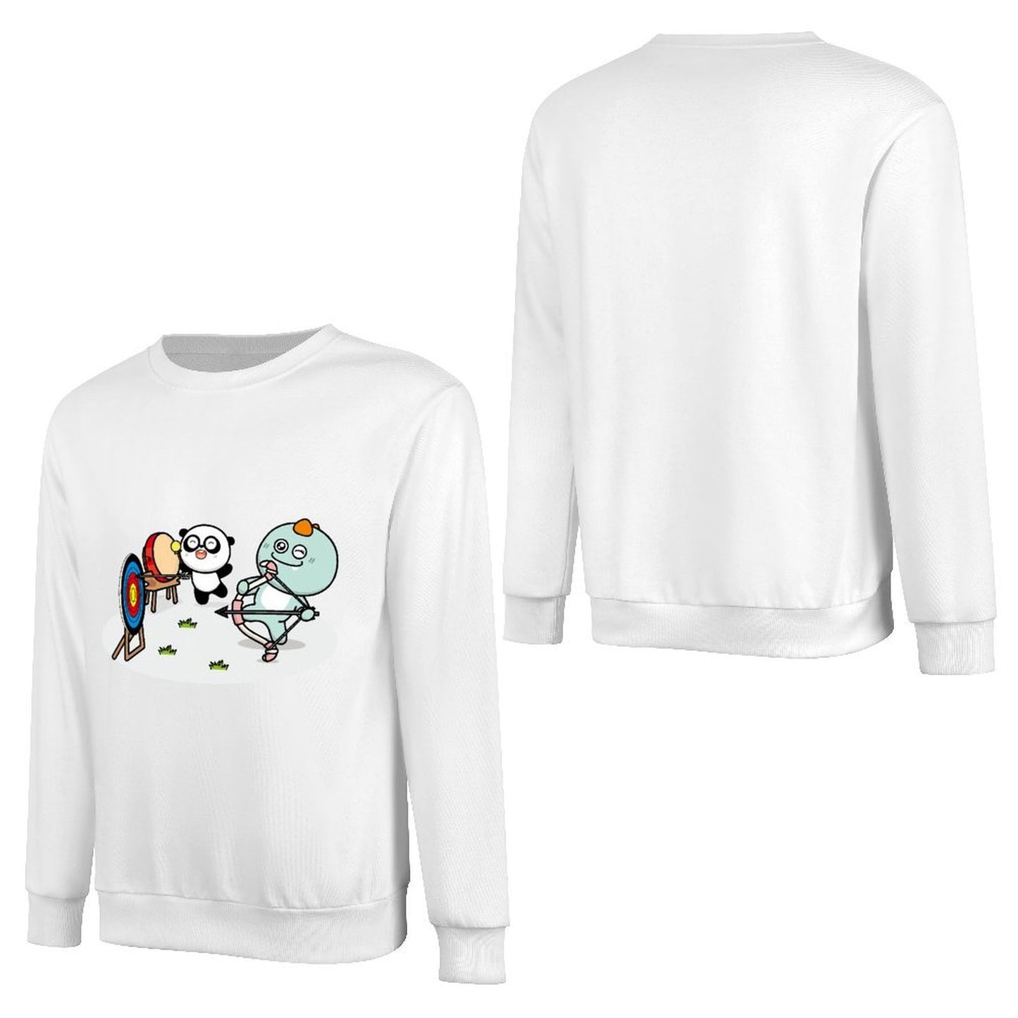 Front Patterned Long Sleeve TopStreetFit Street