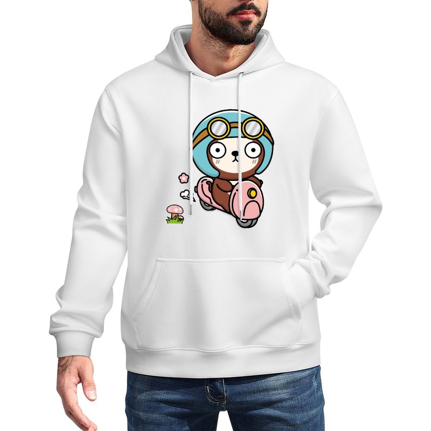 Plain EasyWear Front Graphic Hoodies