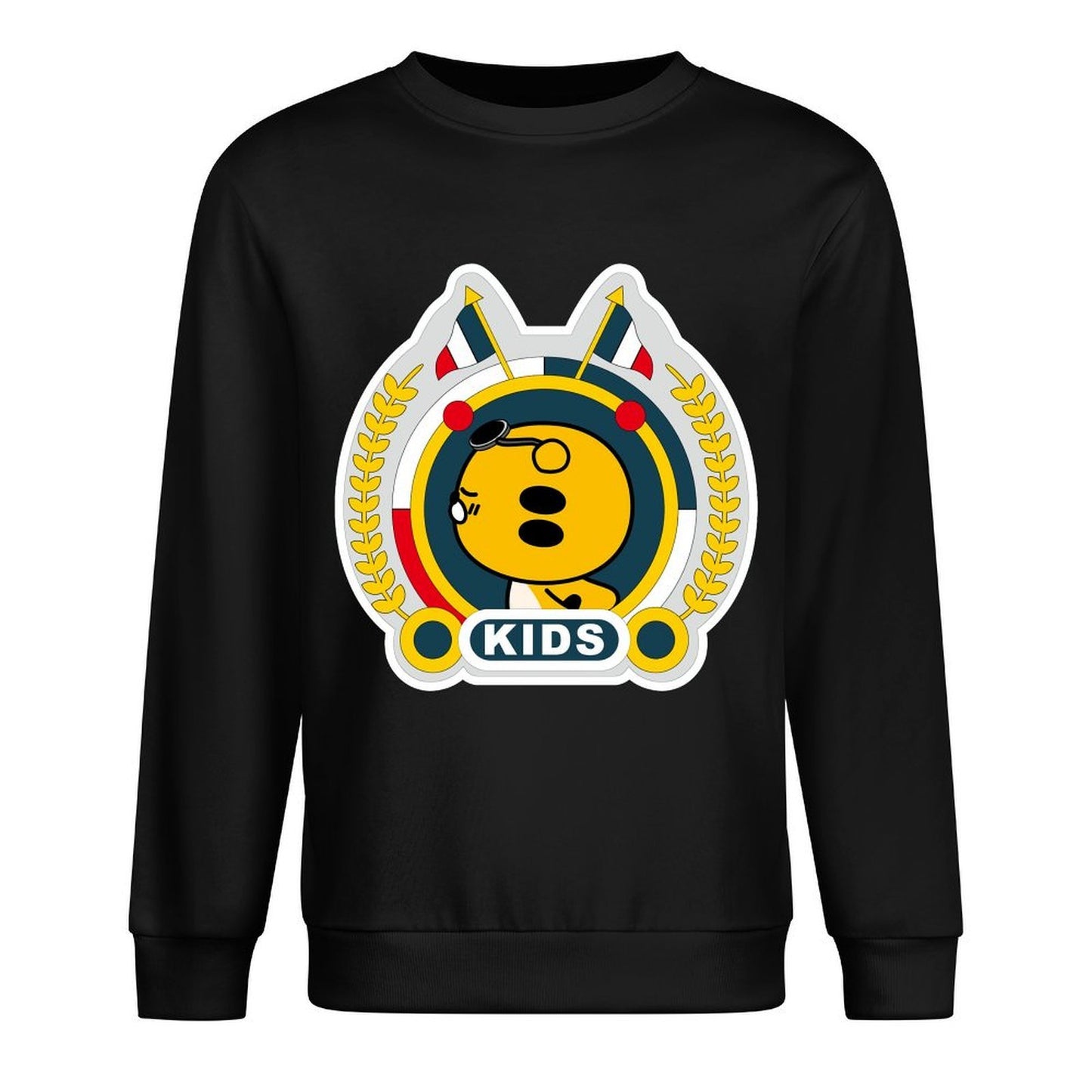 Front Patterned Long Sleeve TopBold Studio