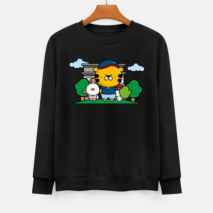 Front Patterned Long Sleeve TopPremium Finish Pure