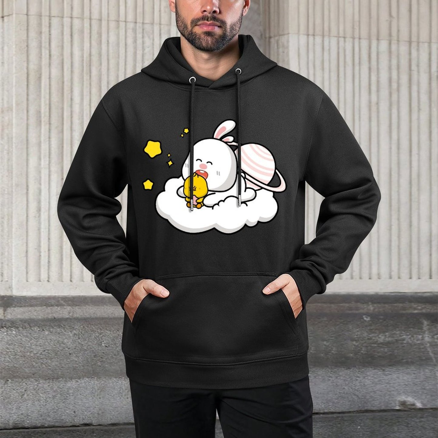 Breathable StreetStyle Front Graphic Hoodies