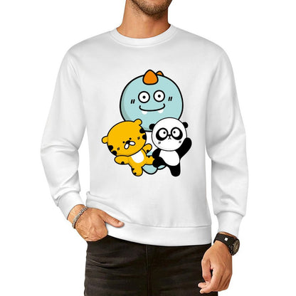 Front Patterned Long Sleeve TopRelaxFit StreetFit