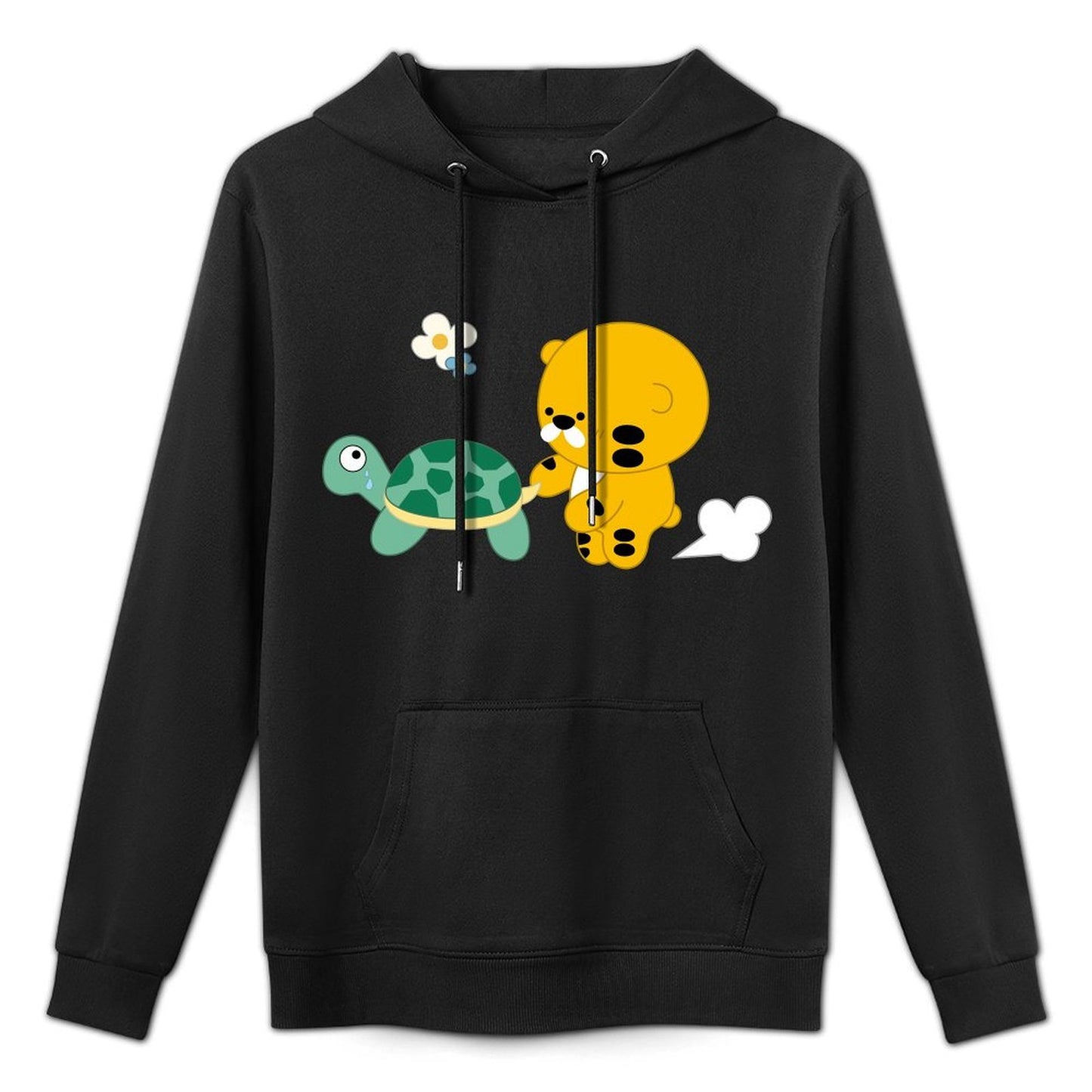 Tear-Resistant ComfortLine Front Graphic Hoodies