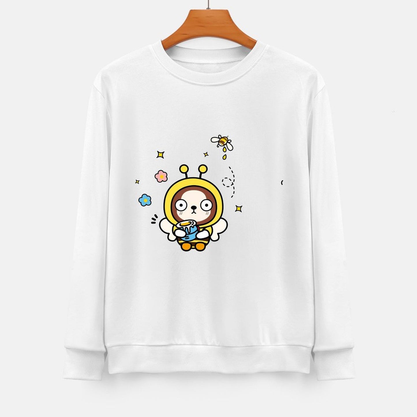 Front Patterned Long Sleeve TopActiveWear Breathable