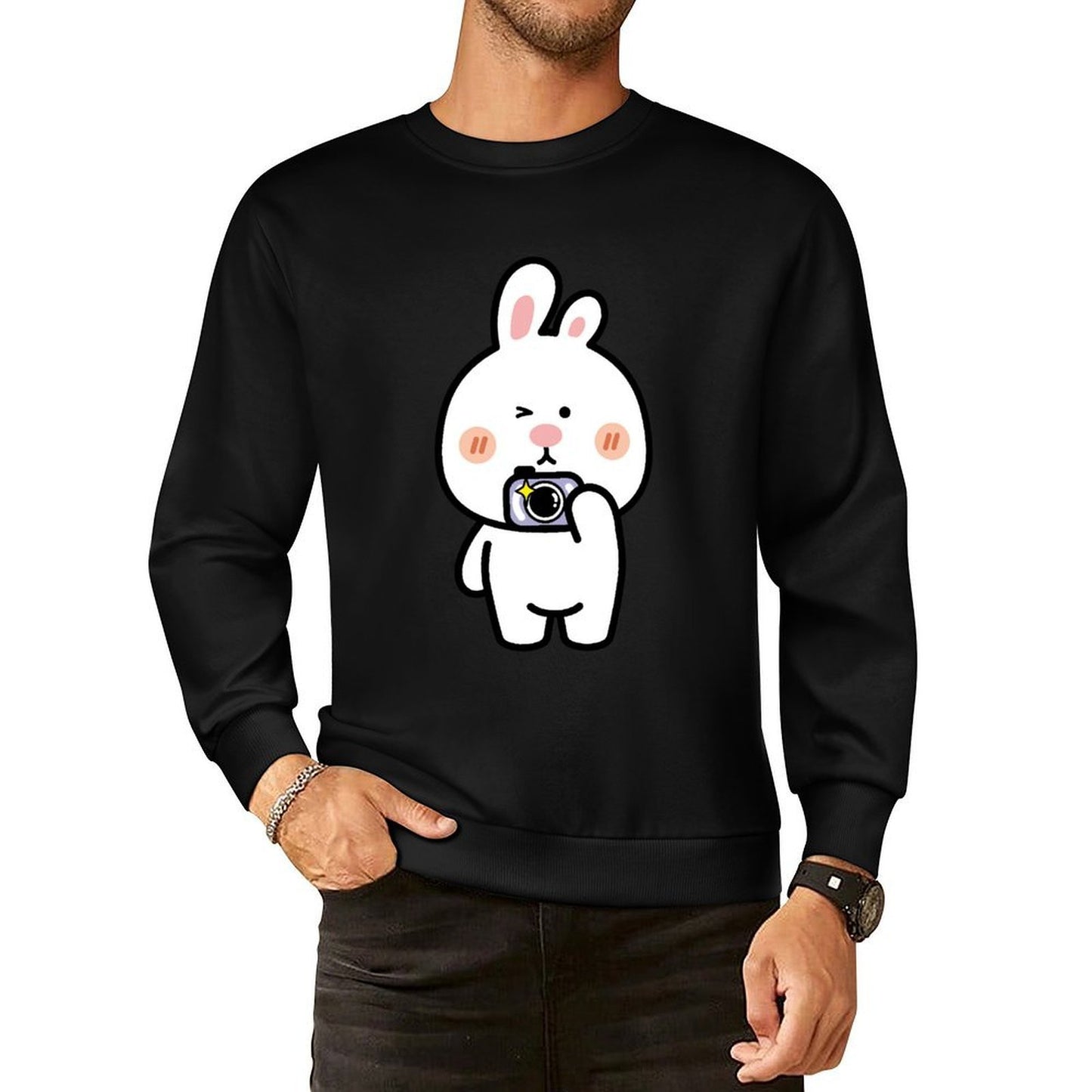 Front Patterned Long Sleeve TopTimelessStyle PureStyle