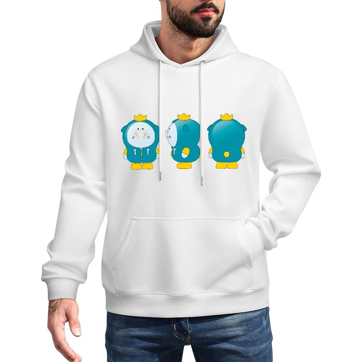 IPBR 250g Hooded Pocket Sweatshirt Front GraphicMen's Hooded  Sweatshirt4001156