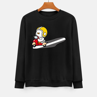  Front Patterned Long Sleeve TopSport Batch-Printed