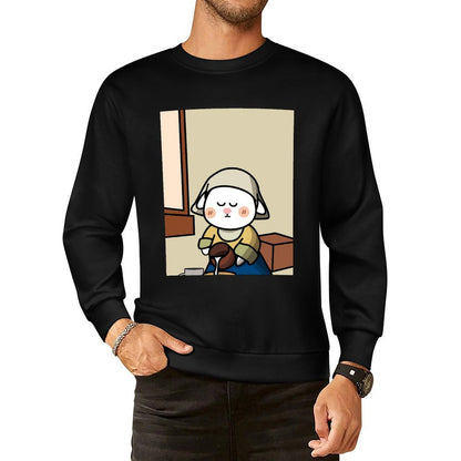 Front Patterned Long Sleeve TopComfortSeries SoftWear