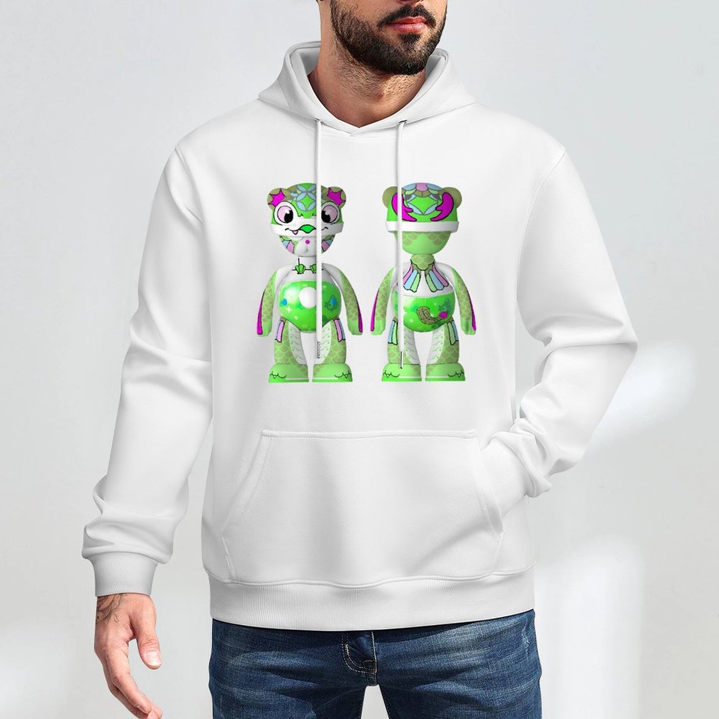 Hoodie Front PatternSoftFeel Durable