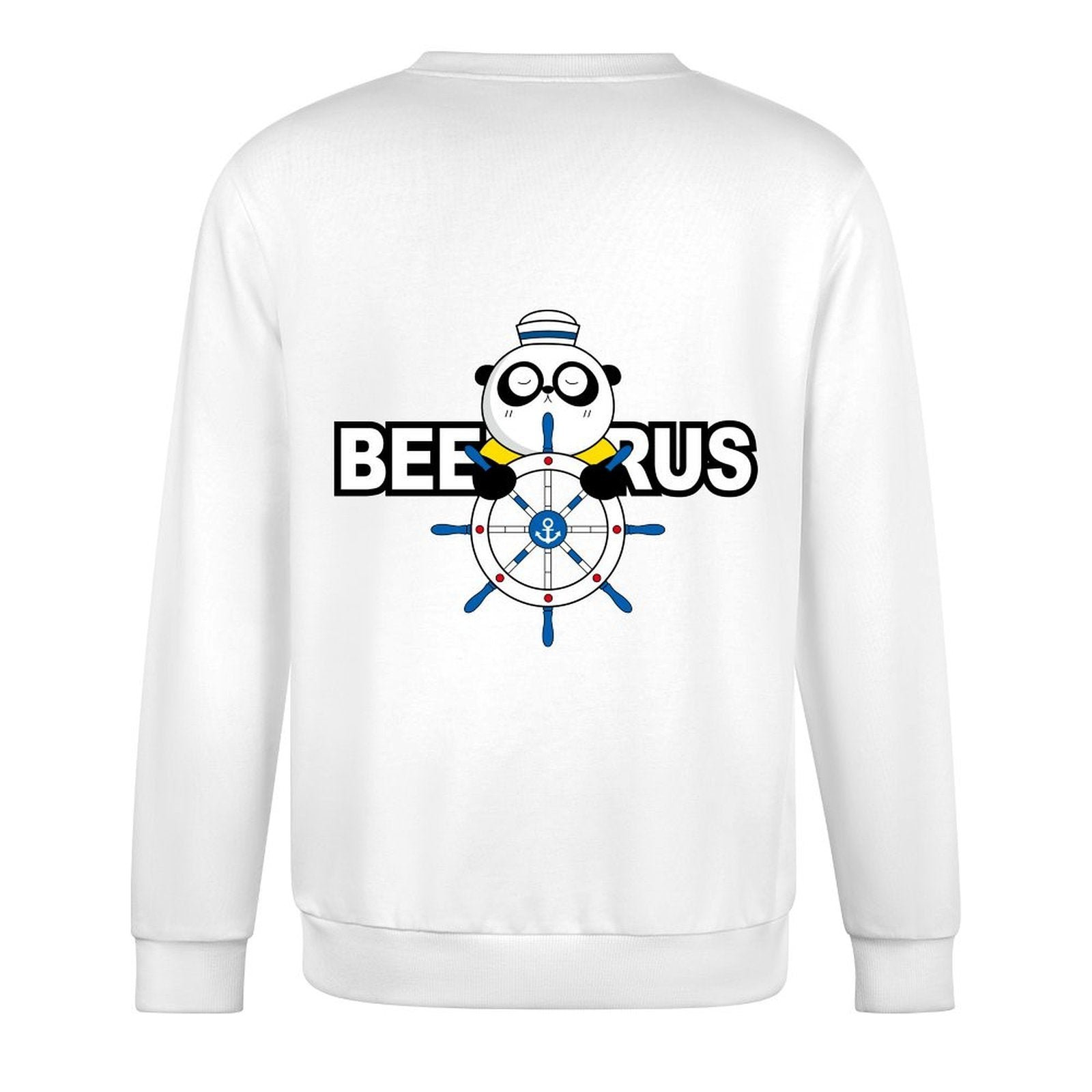 Long-sleeved crew neck sweatshirtClean Tear-Resistant Long Sleeve