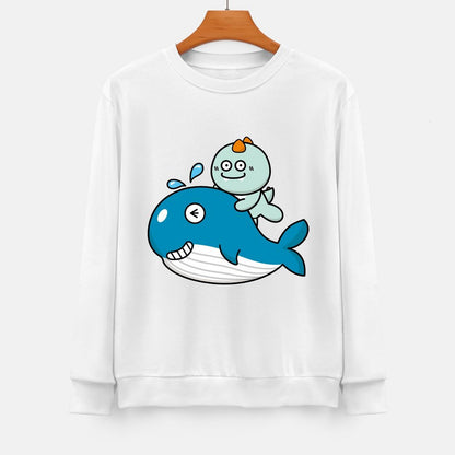 Front Patterned Long Sleeve TopShrink-Resistant EverydayTee