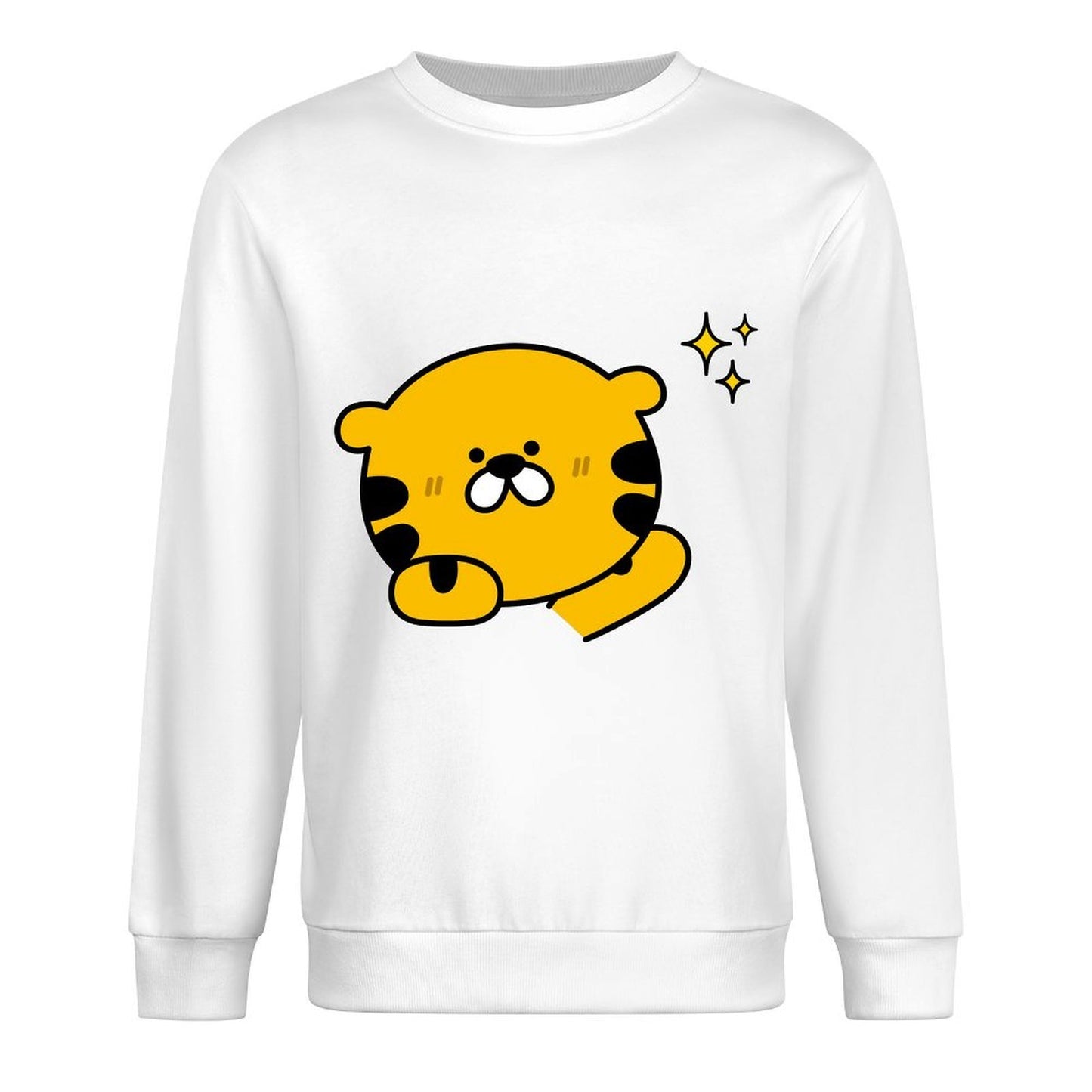 Front Patterned Long Sleeve TopSoftFeel RelaxFit