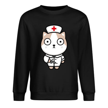 Front Patterned Long Sleeve TopRelaxFit Heritage