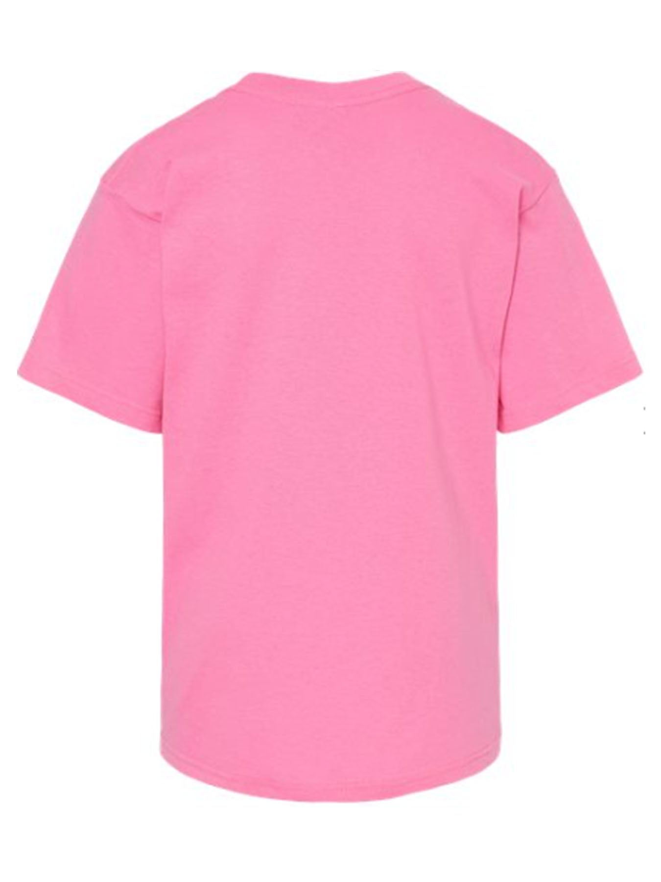 Custom Pink Cotton Short Sleeve Tee