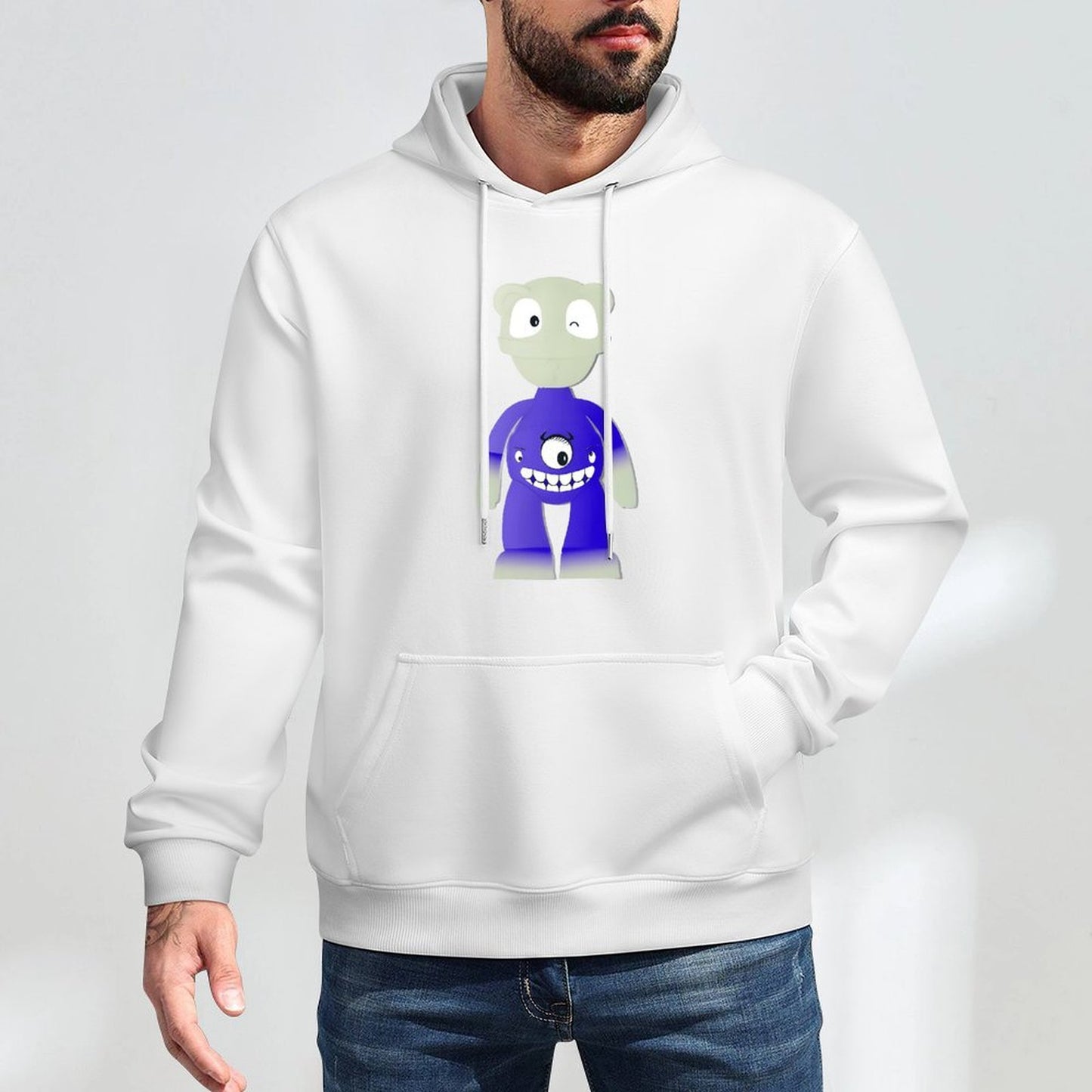 Hoodie Front PatternRetro RegularFit