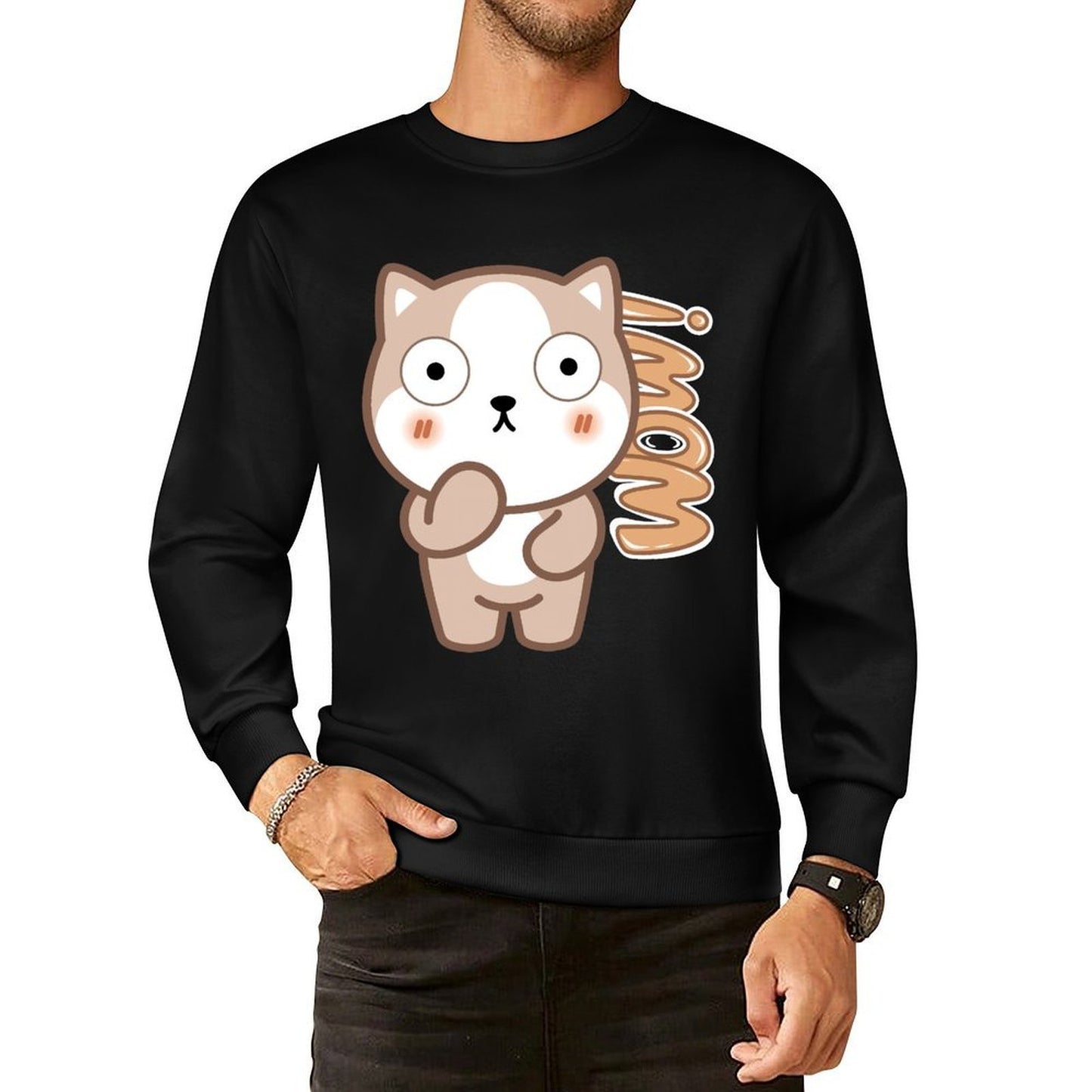 Front Patterned Long Sleeve TopDesign-Your-Own Made-to-Order