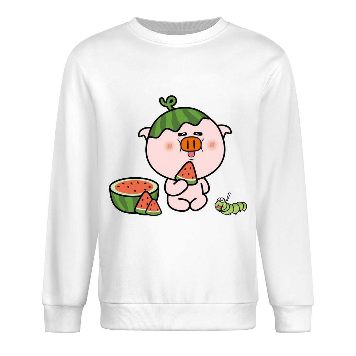 Front Patterned Long Sleeve TopRelaxFit Soft-Touch