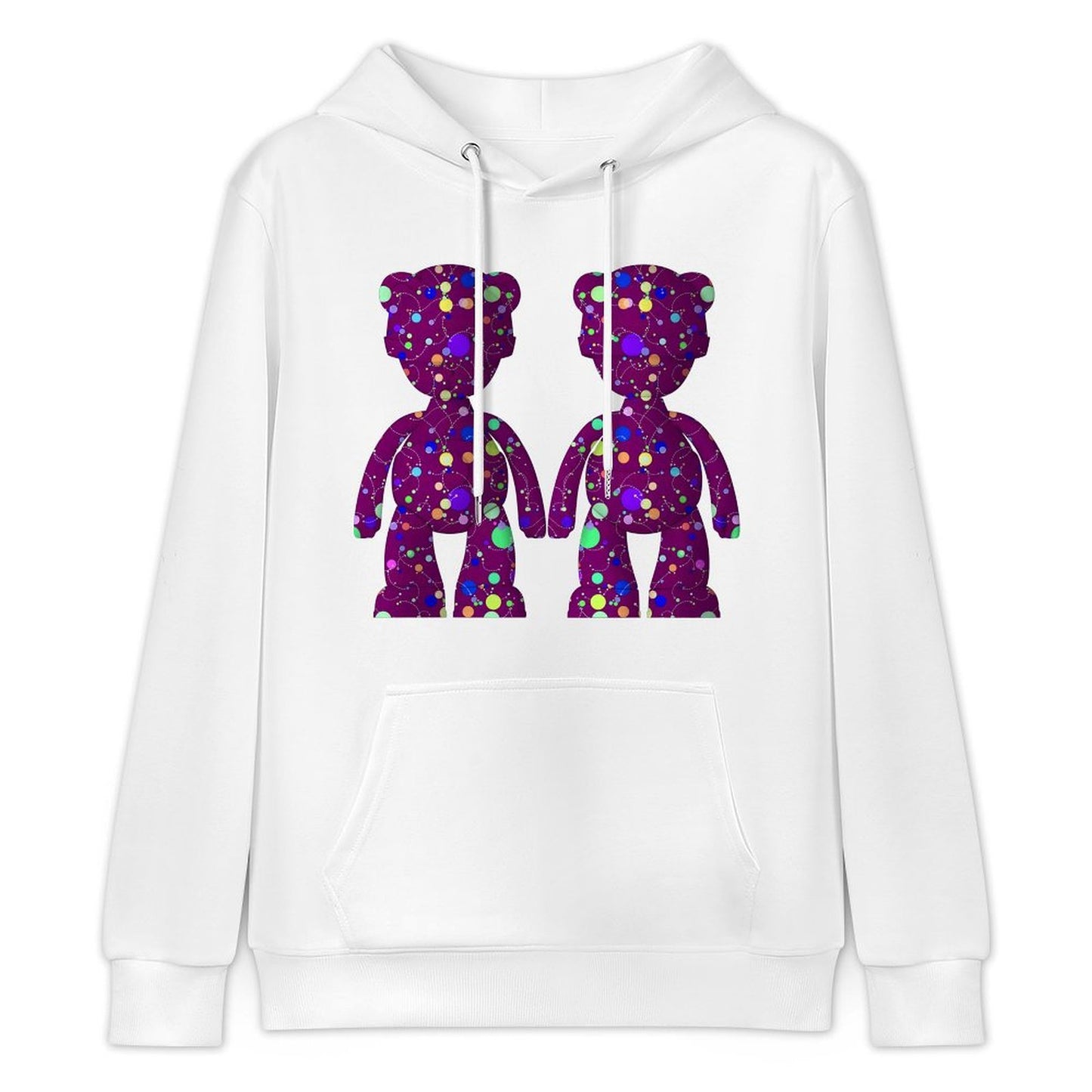 Hoodie Front PatternVintage 100% Cotton