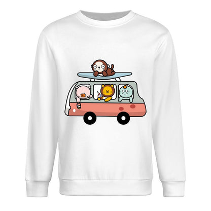 Front Patterned Long Sleeve TopEssential Reliable